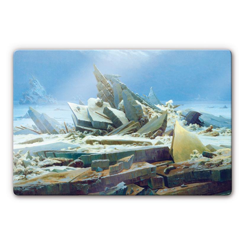 Tableau en verre - Friedrich - La mer de glace