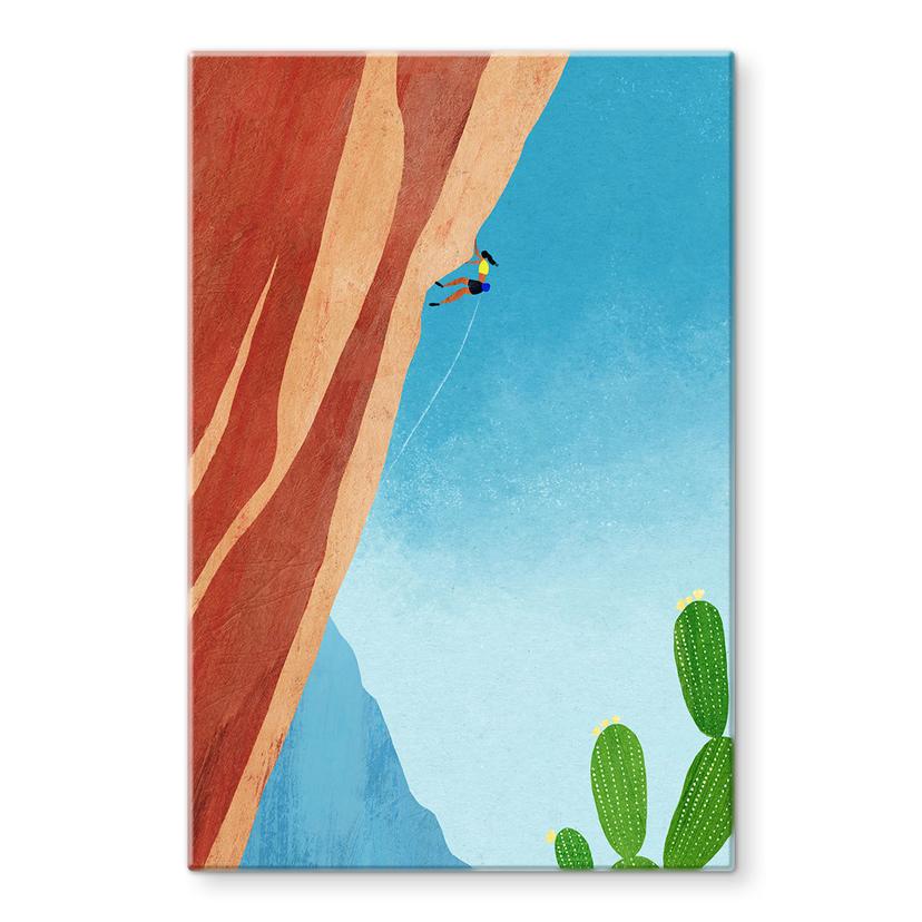 Glasbild Klettern am Grand Canyon - Rivers