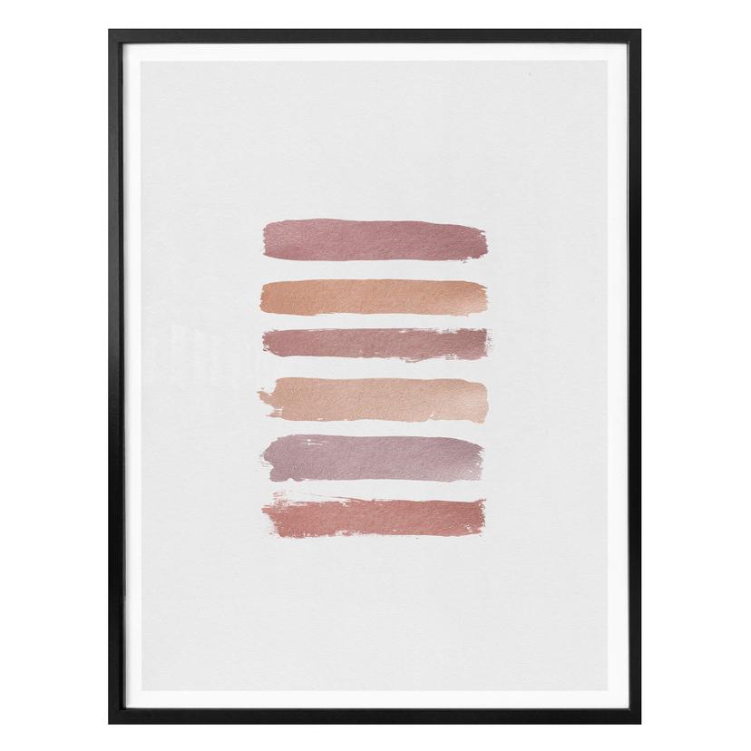 Plakat - Orara Studio - Dusty rose stripes