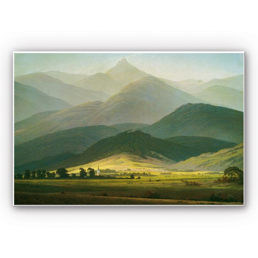 Wandbild Friedrich - Berglandschaft