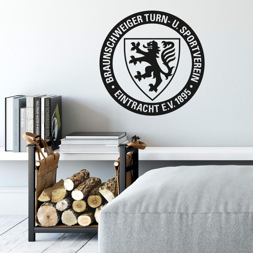 Wandtattoo Eintracht Braunschweig Logo einfarbig