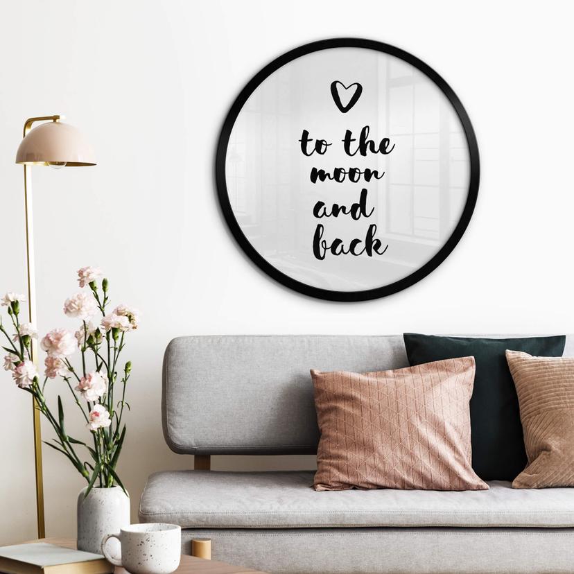 Poster Love to the moon and back