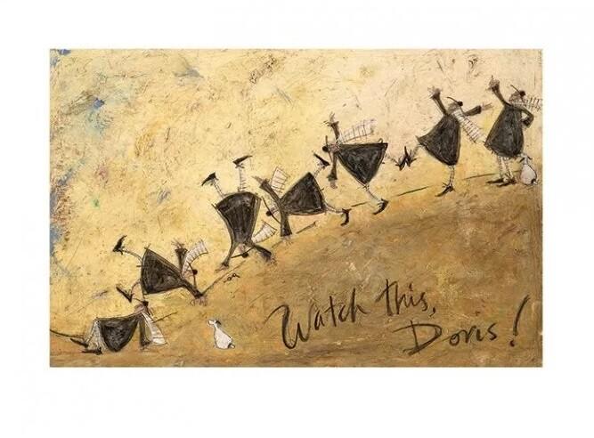Plakat Sam Toft - Se her, Doris! Kunsttryk, Sam Toft (80 x 60 cm)