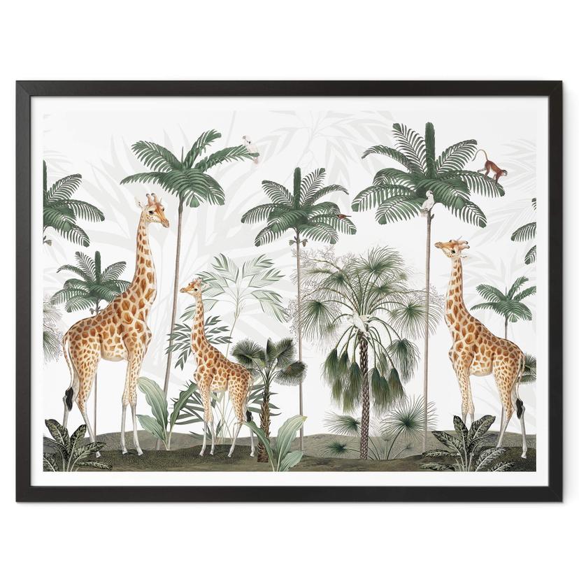 Póster Kikki Belle - Las jirafas