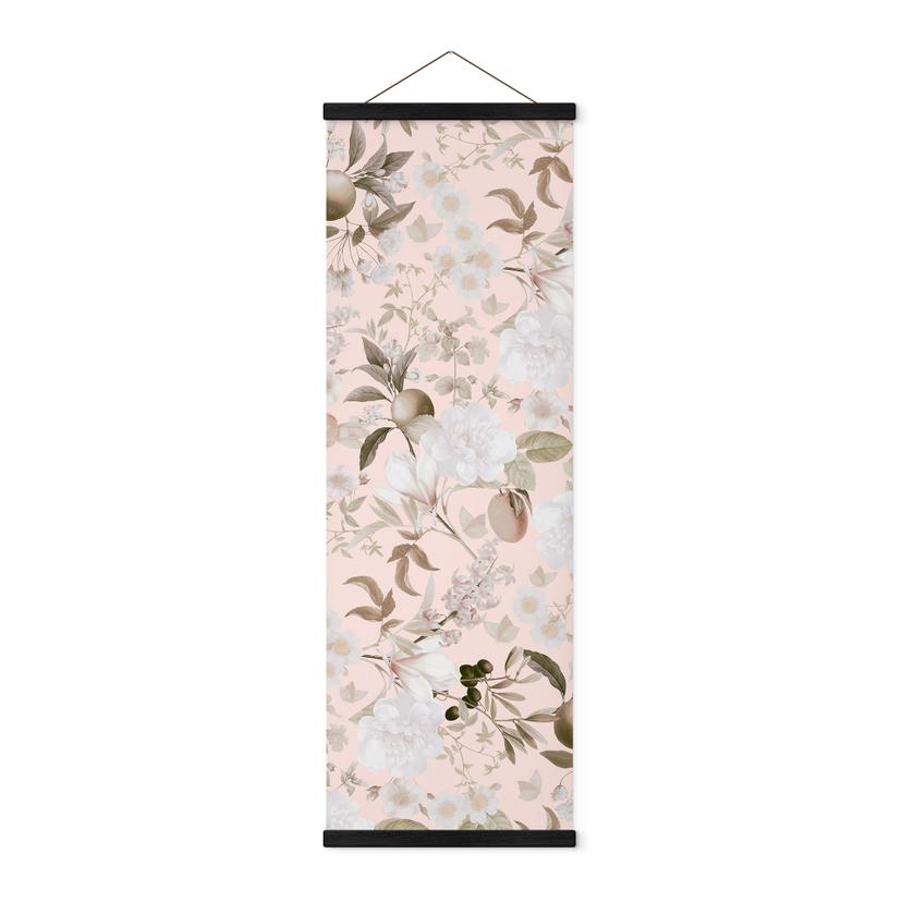 Tekstil plakat Boho-illustration med blomster og frugter - UN Designs