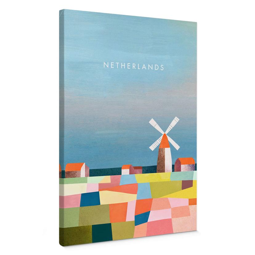 Canvas  Rejse til Holland - Rivers