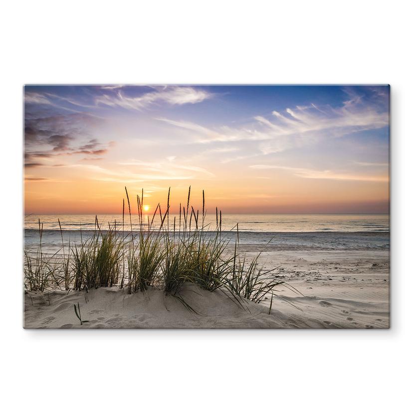 Stampa su vetro Dune al tramonto