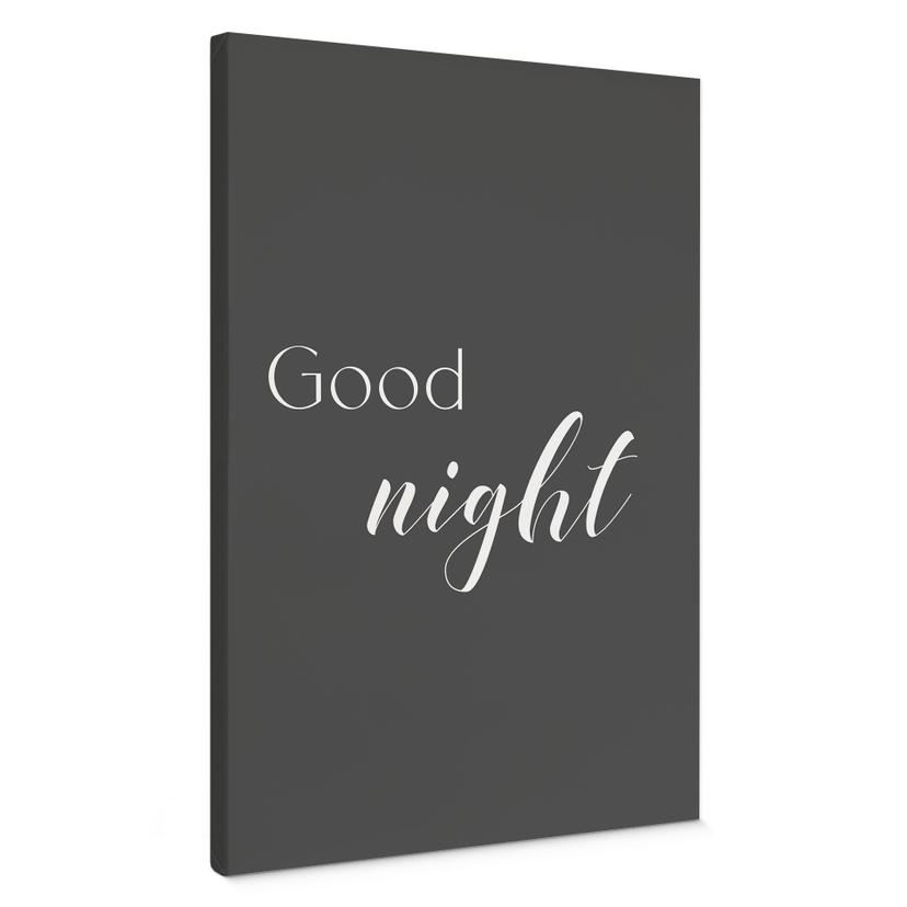 Lærredsprint - Good Night