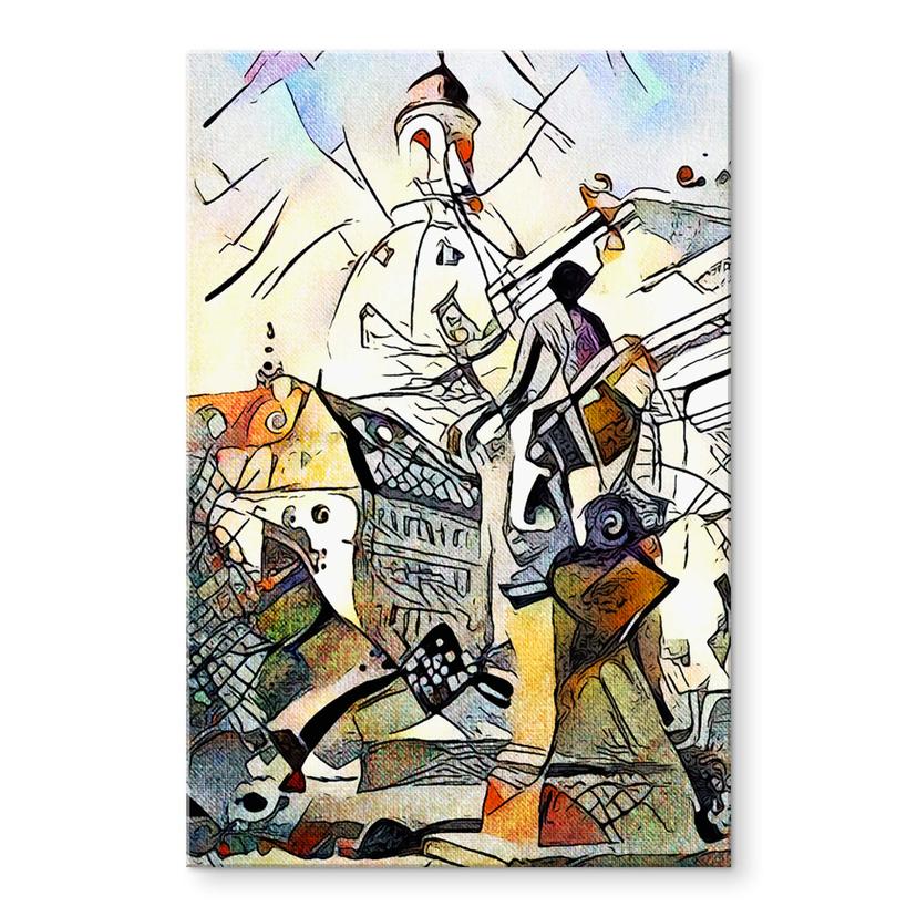 Akrylbillede Zamart - Kandinsky møder Dresden