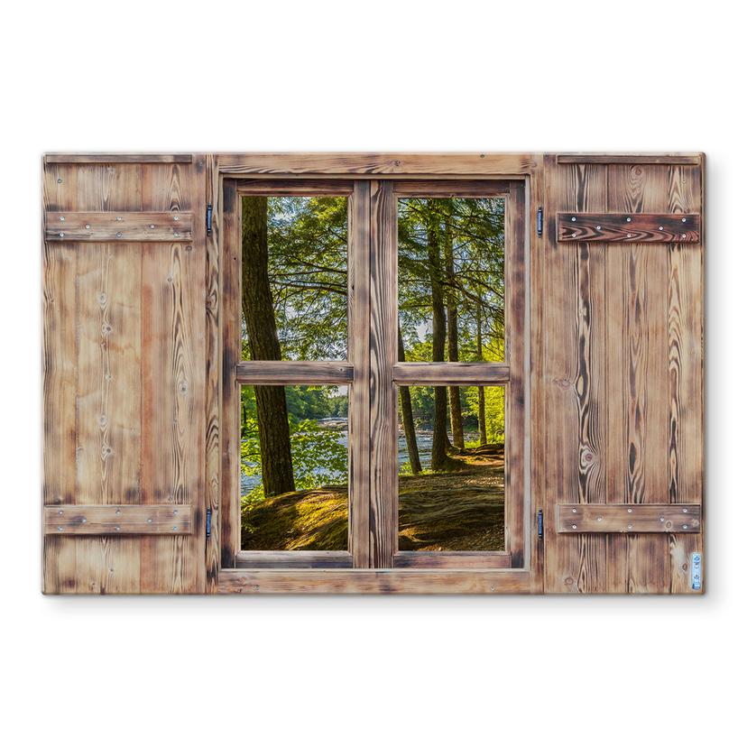 Pannello paraschizzi 3D - Foresta