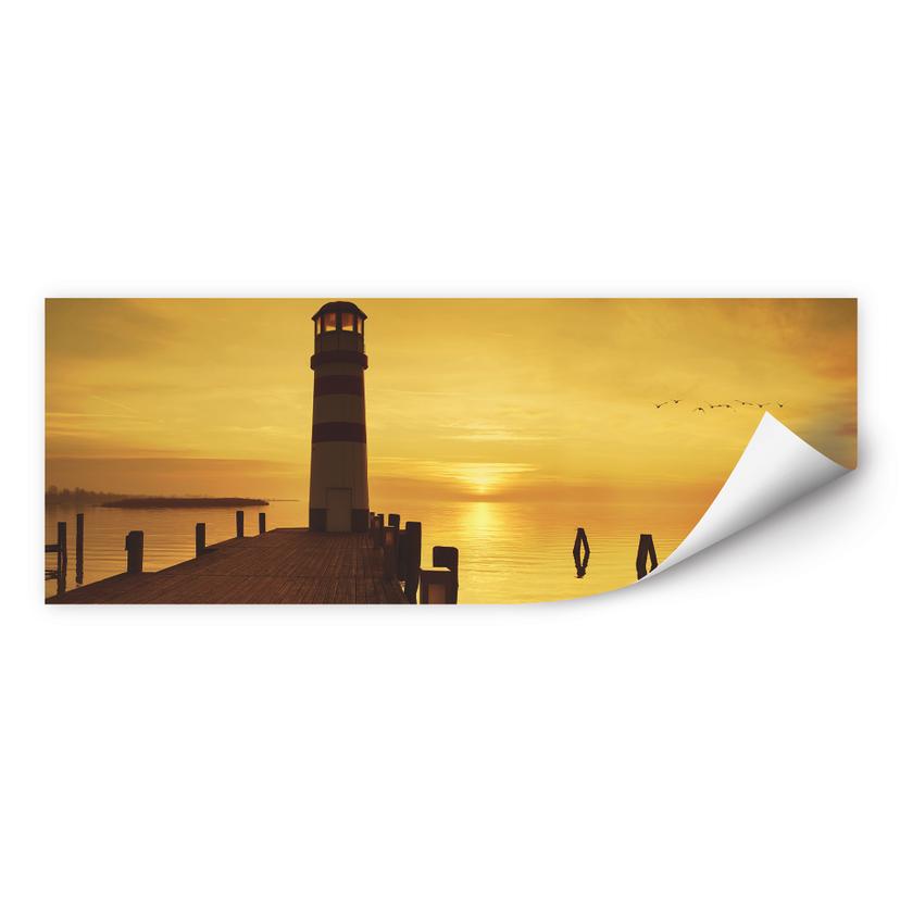 Poster autocollant - W - Une Fin de Journée
