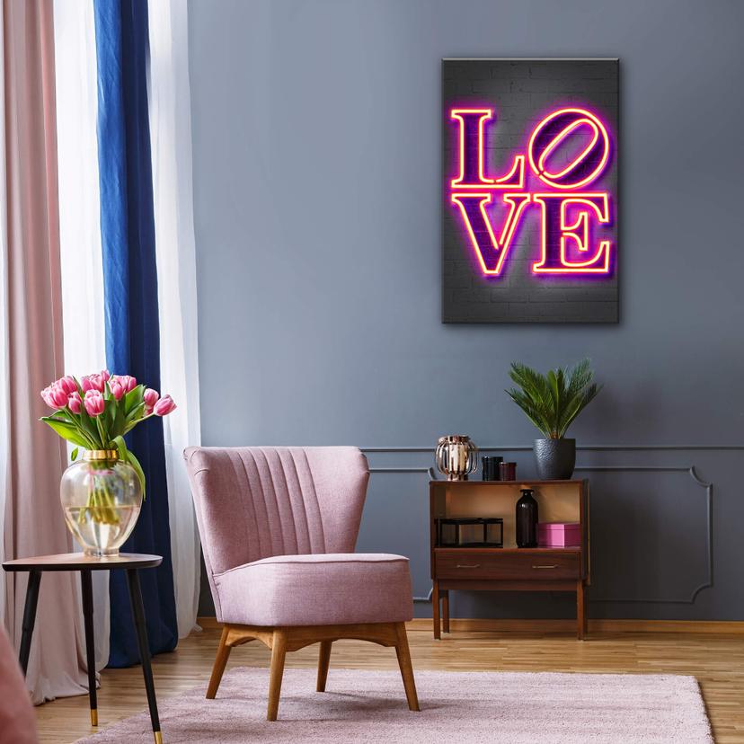 Stampa su tela Mielu - Love