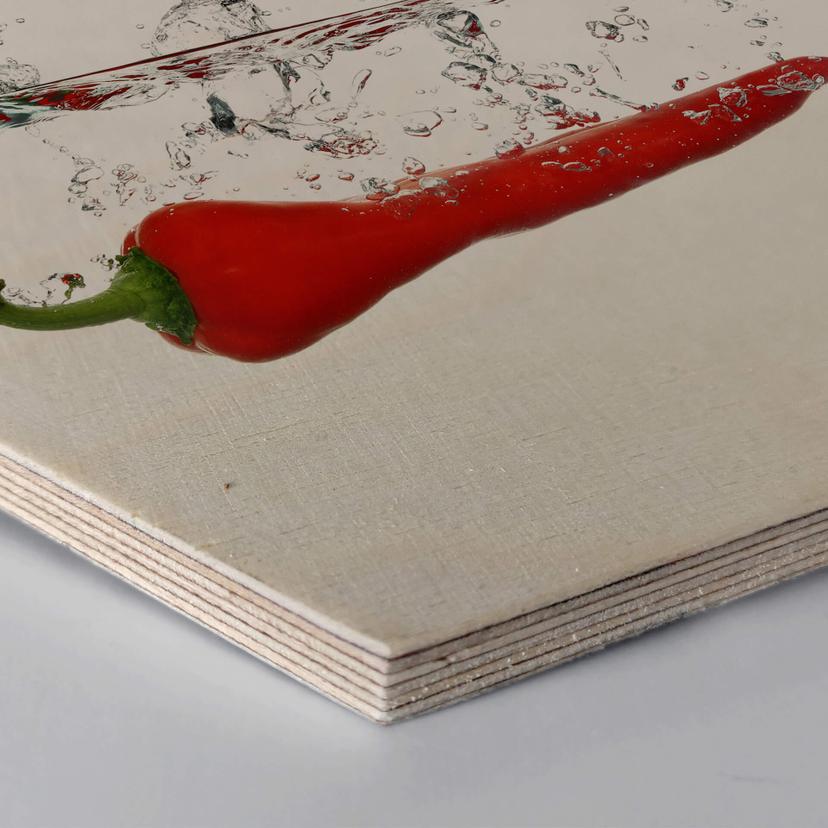 Esagoni in legno – Peperoncino