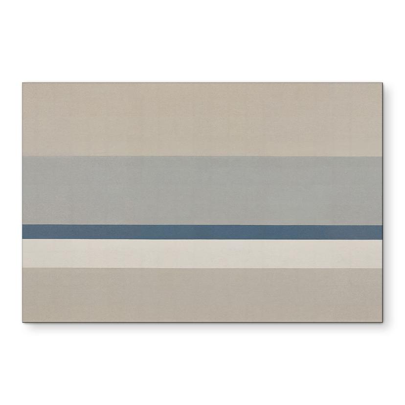 Wandbild Agnes Balance - Horizontale Streifen - Sir Edward x Grigory Gladarev - Alu-Dibond