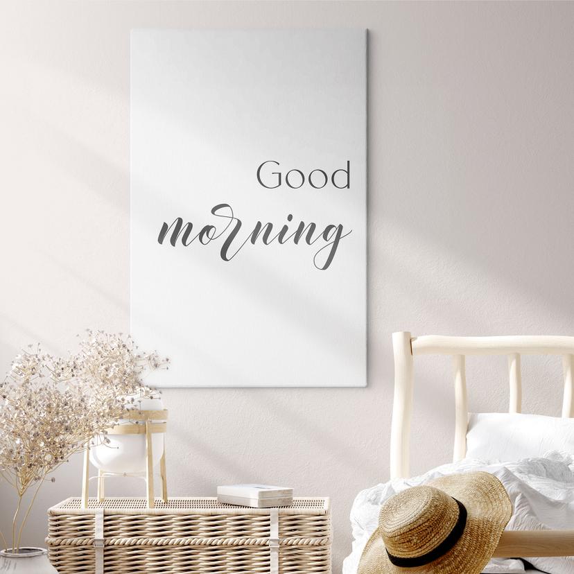 Stampa su tela Good Morning
