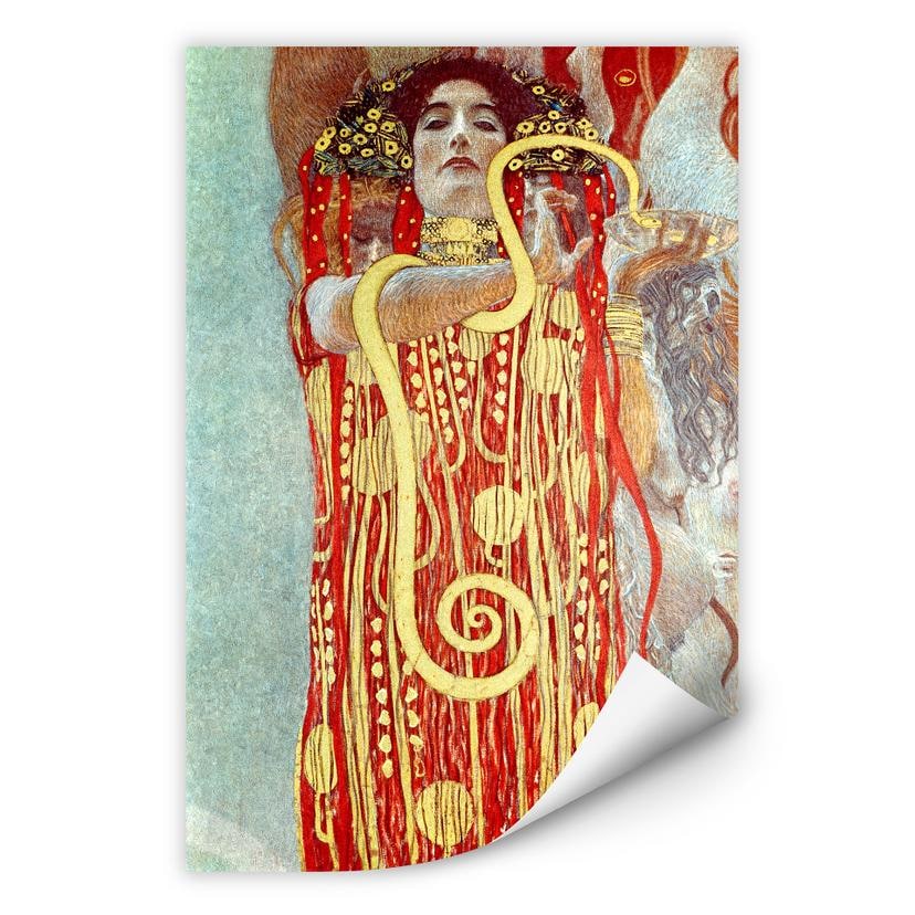 Muurprints Klimt - Hygieia