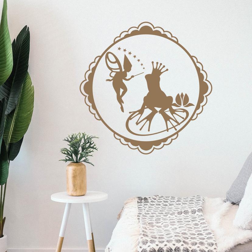 Sticker mural - Conte de fées, le roi grenouille