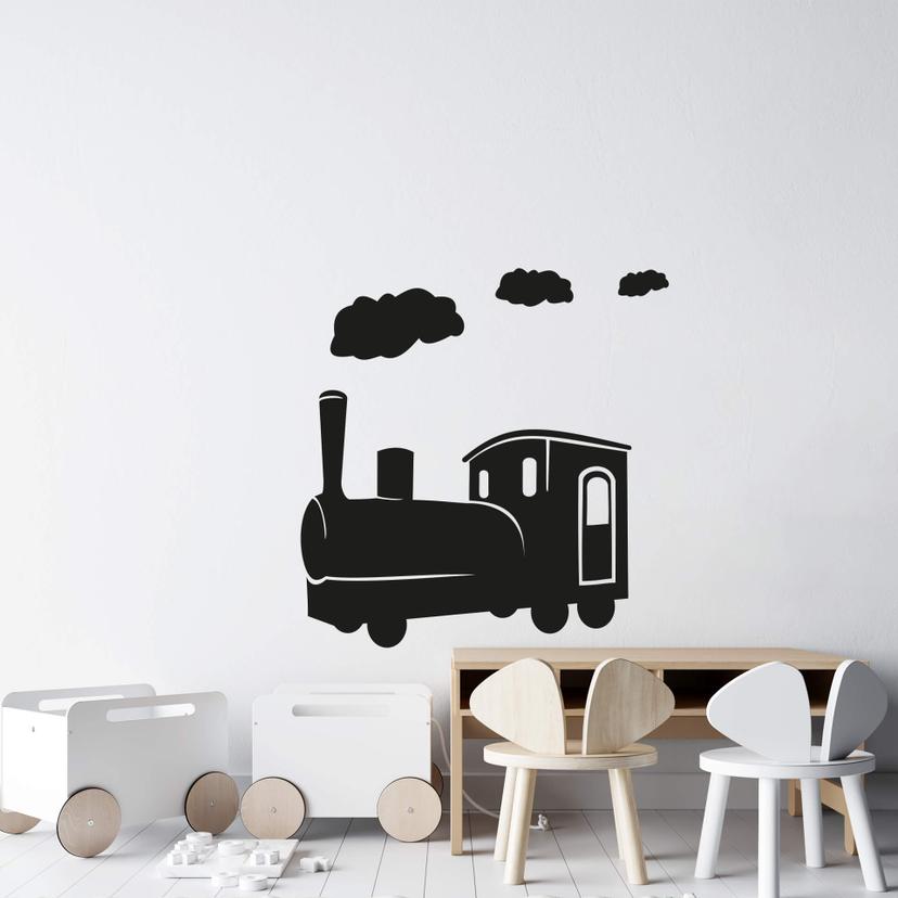Sticker mural - Locomotive à Vapeur