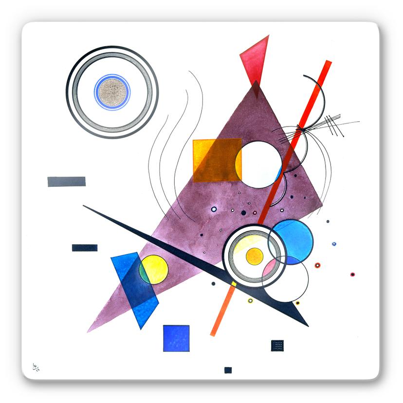 Glasschilderij Kandinsky – Compositie II