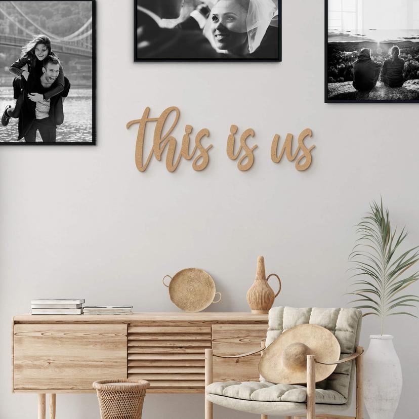 MDF-dekoration This is us