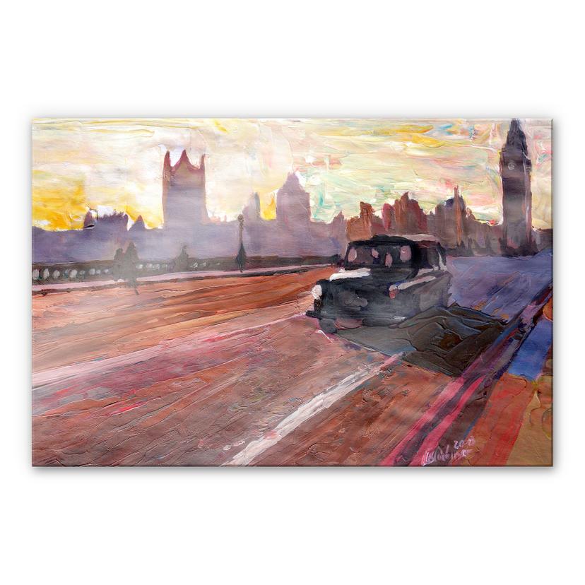 Akrylbillede Bleichner - London ved solnedgang
