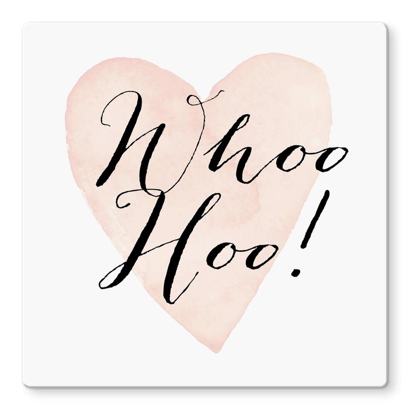 Glasschilderij Confetti & Cream – Whoo hoo
