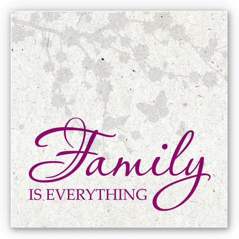 Tableau Forex - Family is everything - carré