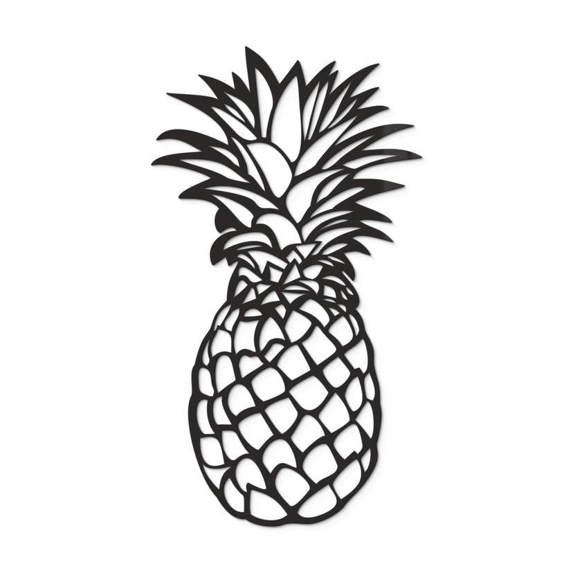 Decoro in acrilico Ananas