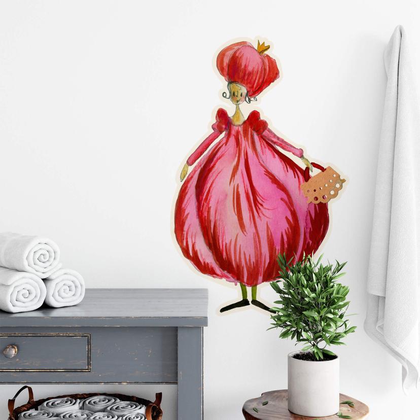Leffler Wallsticker - April blomsterfe