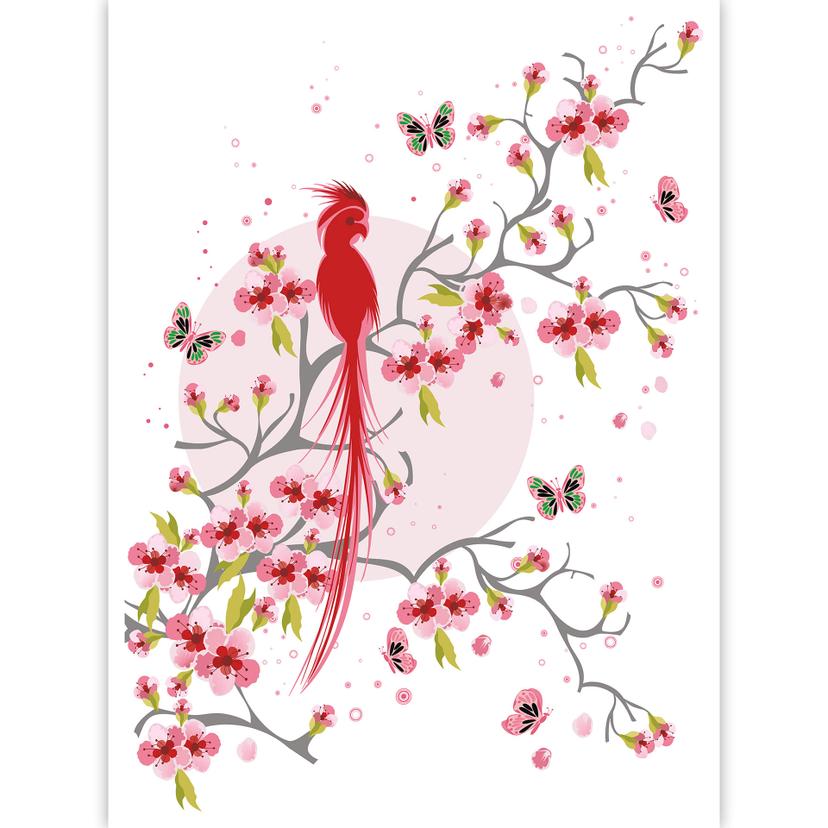 Fotobehang Paradijsvogel