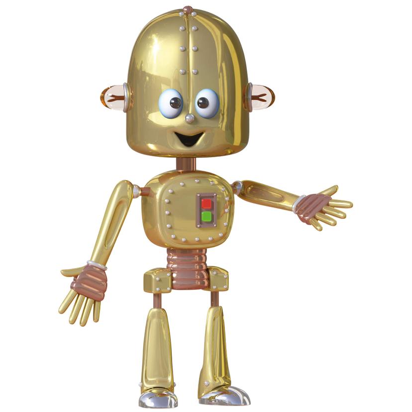 Adesivo murale Michel Agullo - Robot Phill
