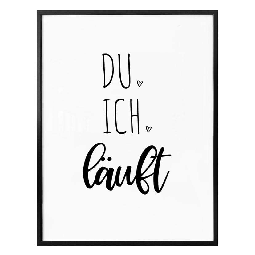 Poster Du, ich, läuft