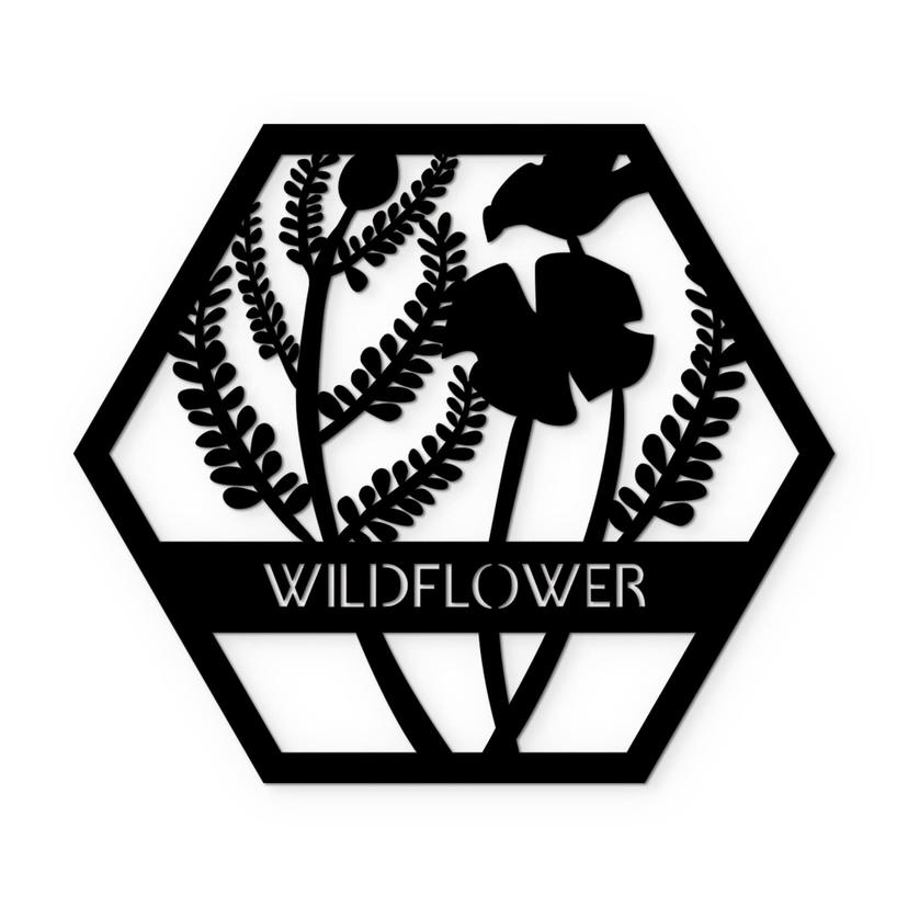 Decoro in acrilico - Wildflower