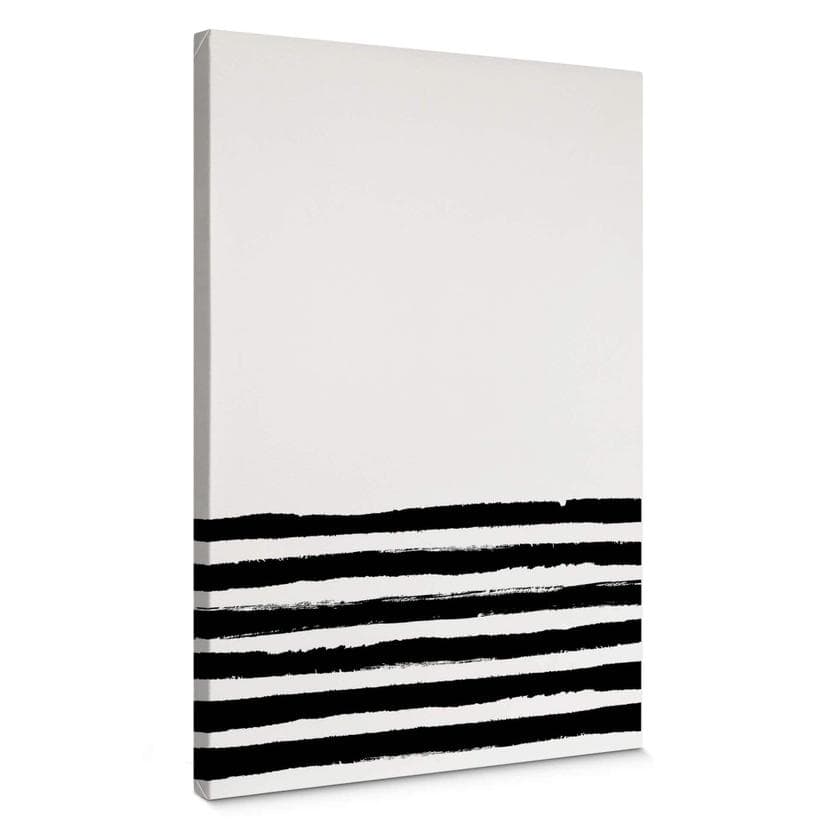 Tableau en toile Lignes noires