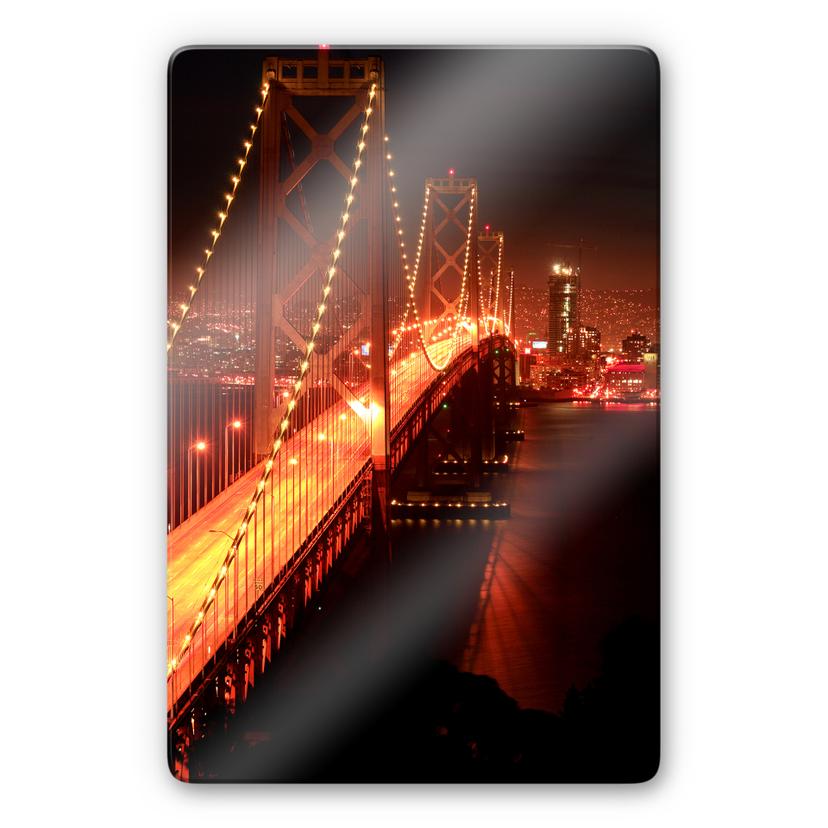 Stampa su vetro Luci di San Francisco