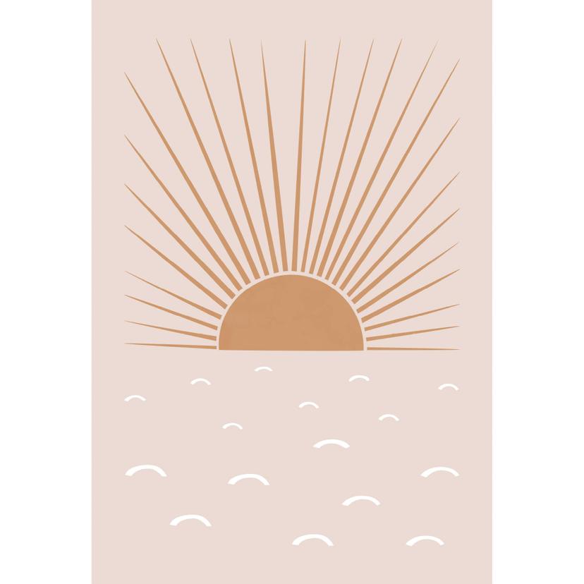 Fotomurale Orara Studio - Luce solare rossa