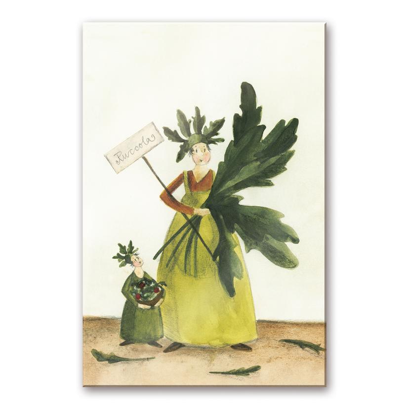 Akrylbillede Leffler - Ruccola pige