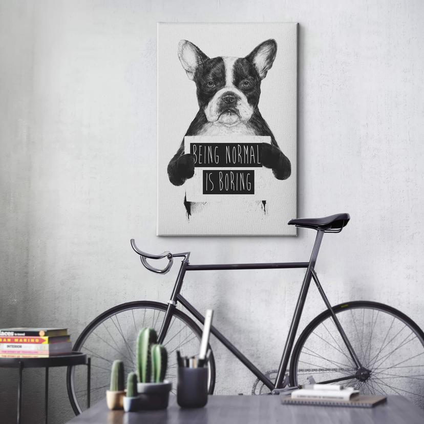 Tableau en toile Solti - Being normal is boring