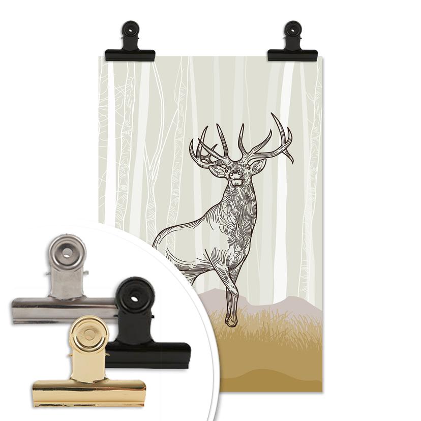 Poster - Cerf fier