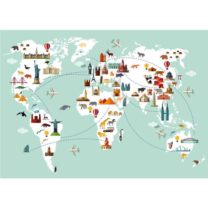 Fotomurale - Travel the World