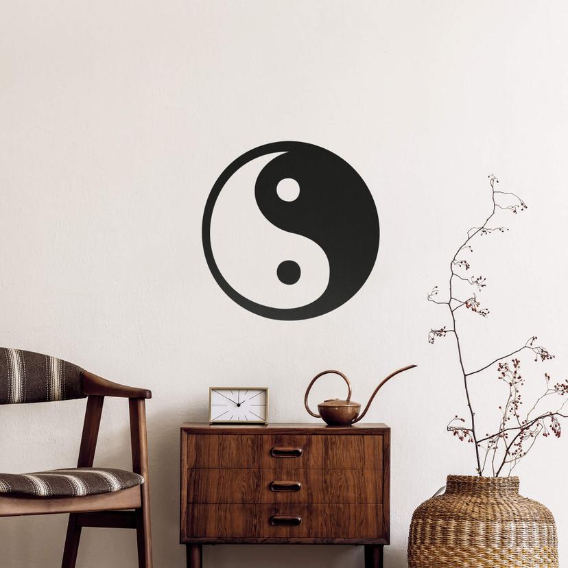 Wallsticker - Ying og Yang