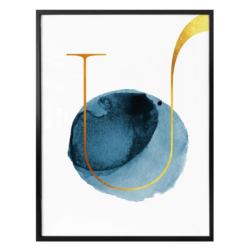 Poster – Een Gouden letter U
