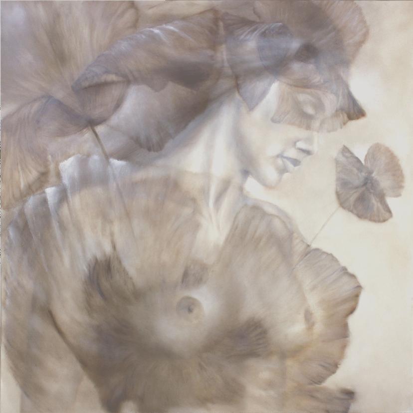 Fotomurale Schmucker - Papavero e nudo