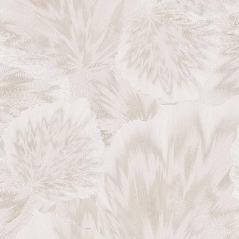 Papel pintado no tejido con Muestras gráficas en beige