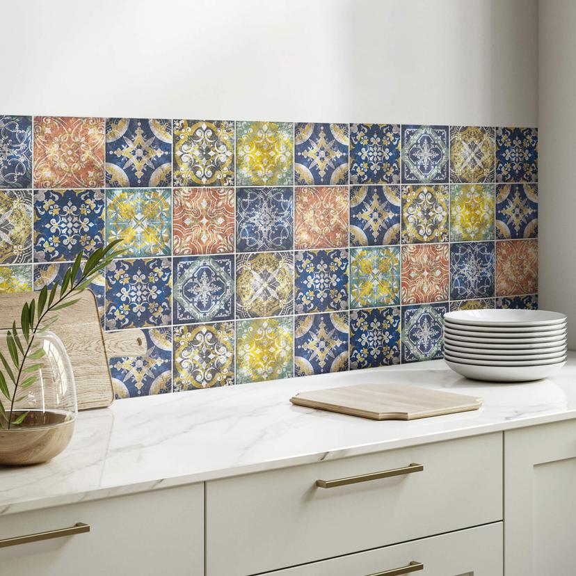 Sticker pour carrelage 1001 nuits - Set de 12