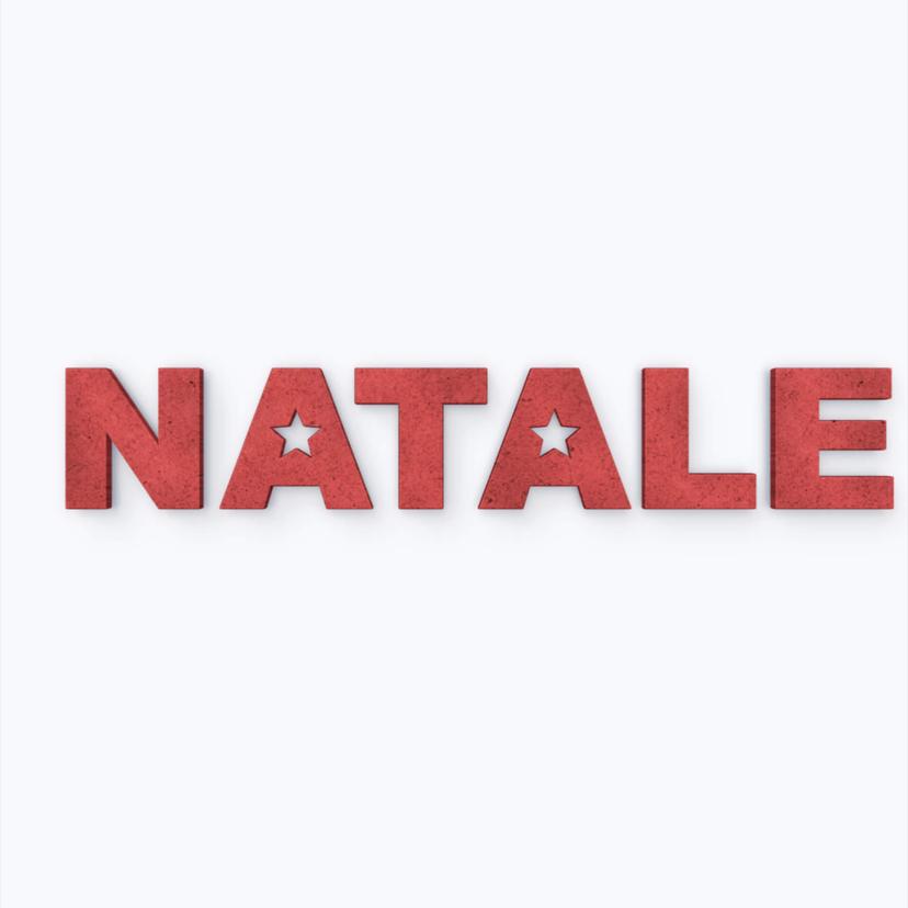 Lettres en bois MDF Natale