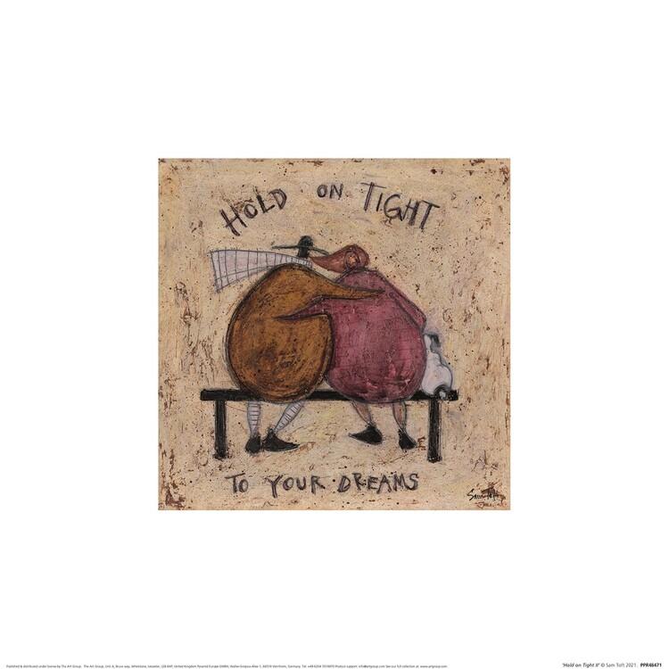 Plakat Sam Toft - Hold on Tight II kunsttryk, Sam Toft (30 x 30 cm)