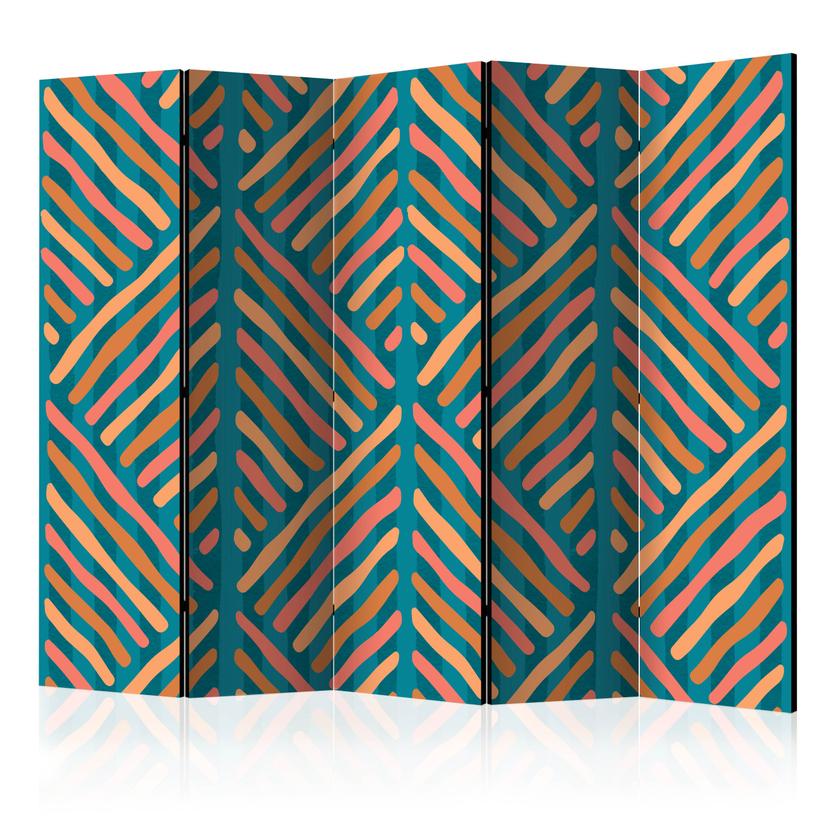 Divisorio per sala - Vibrazioni etniche, 3 pezzi