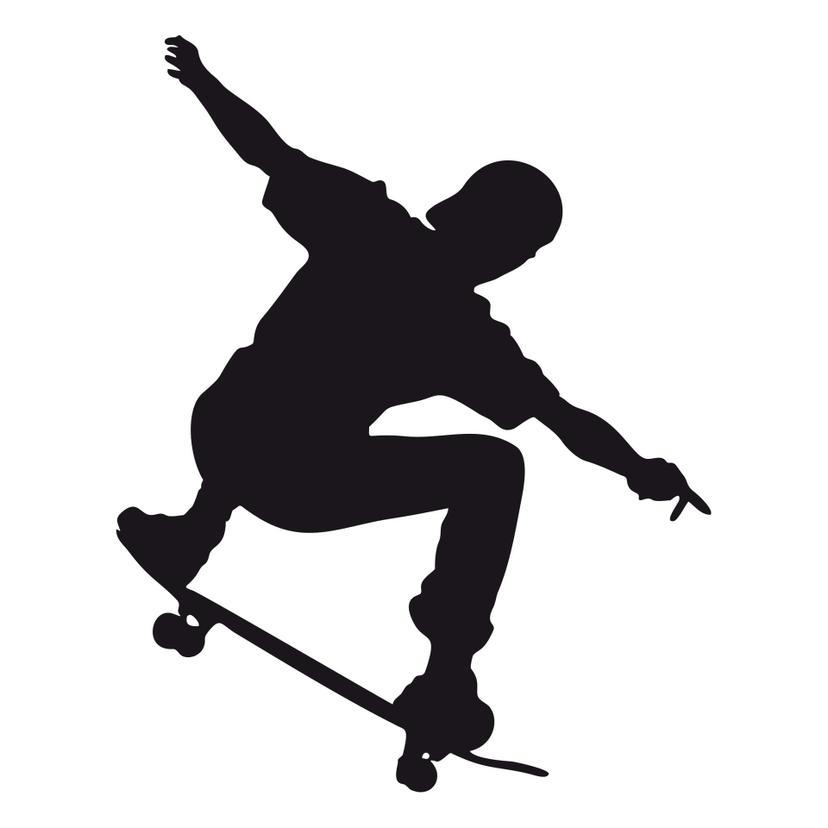 Adesivo murale - Skateboarder 05