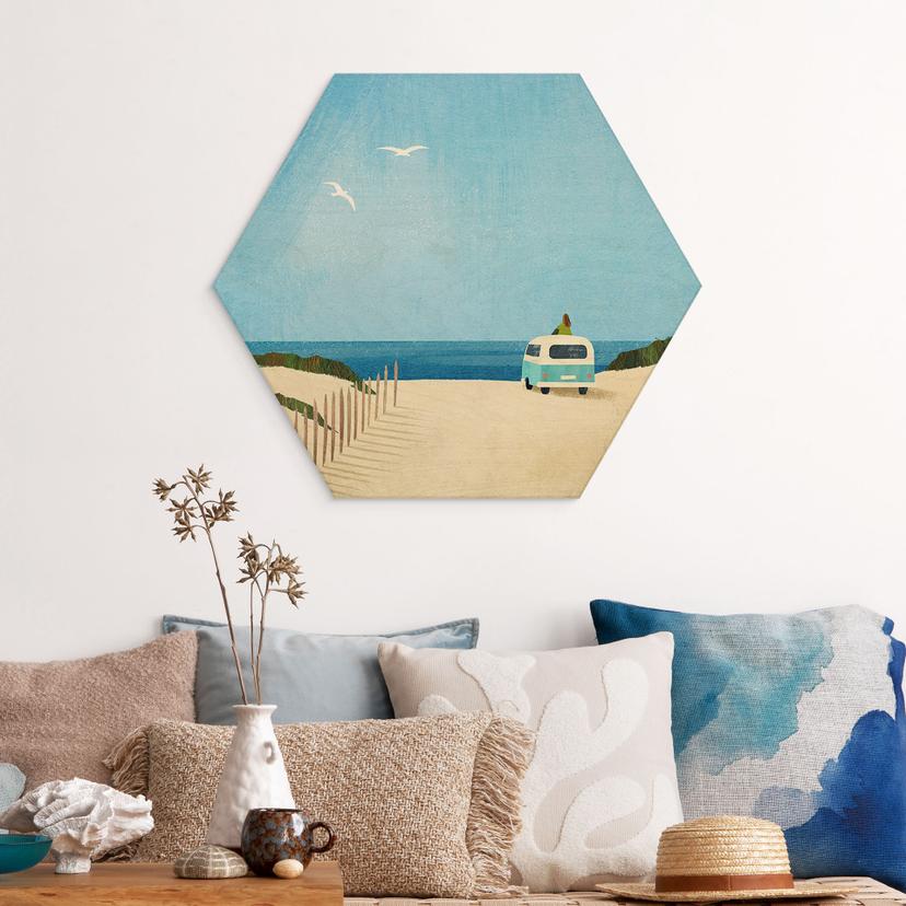 Hexagon Hout Life in a Van - Vakantie aan zee - Rivers